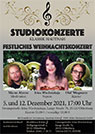 Weihnachtskonzert im Rahmen der „Studio Konzerte“