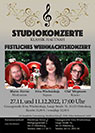 Weihnachtskonzert im Rahmen der „Studio Konzerte“